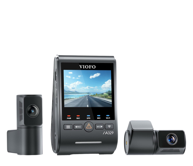 Viofo Rejestrator trasy A329T 3CH GPS 6972147075132 - 1358827 - zdjęcie 3